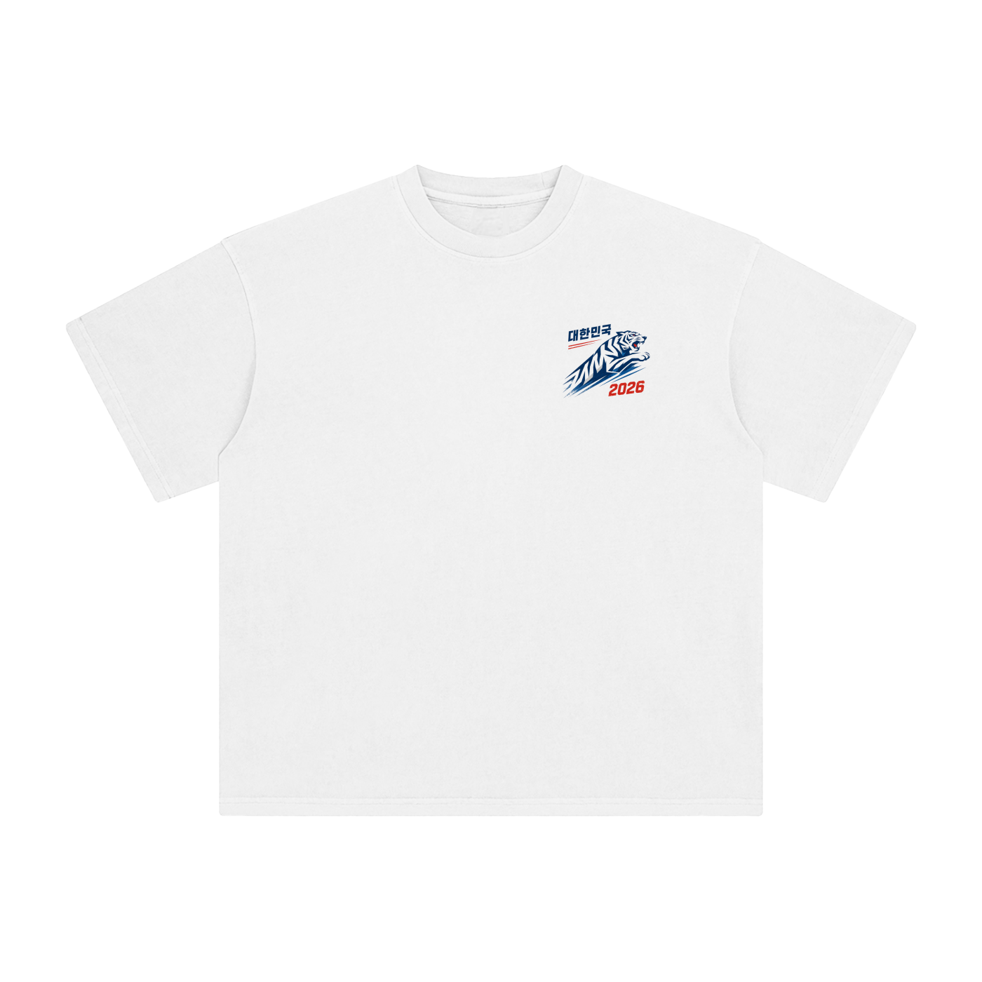 Korea Graphic Washed T-Shirt