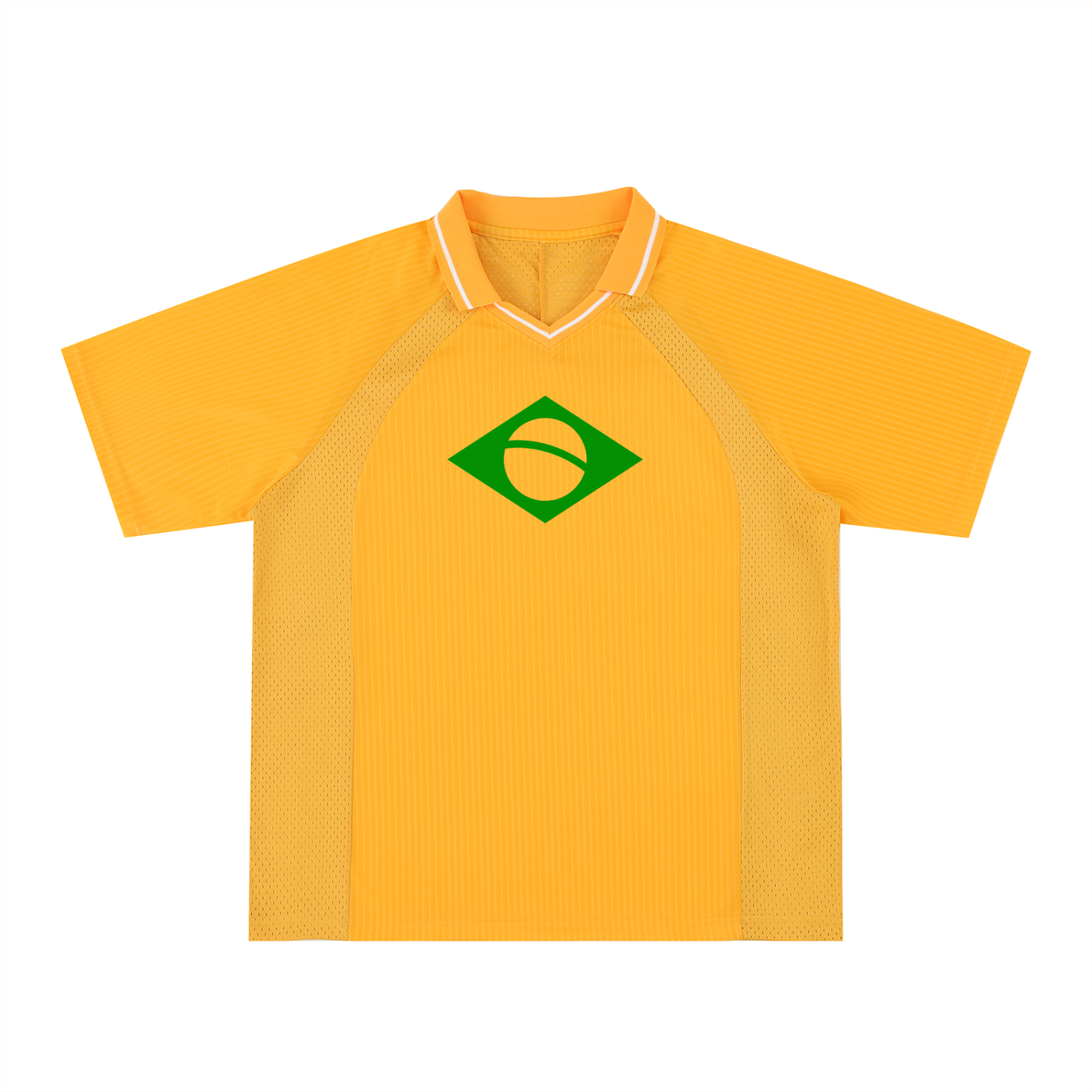 Striped V-Neck Soccer Jersey