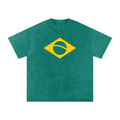 Flag Cotton T-Shirt - Oversized