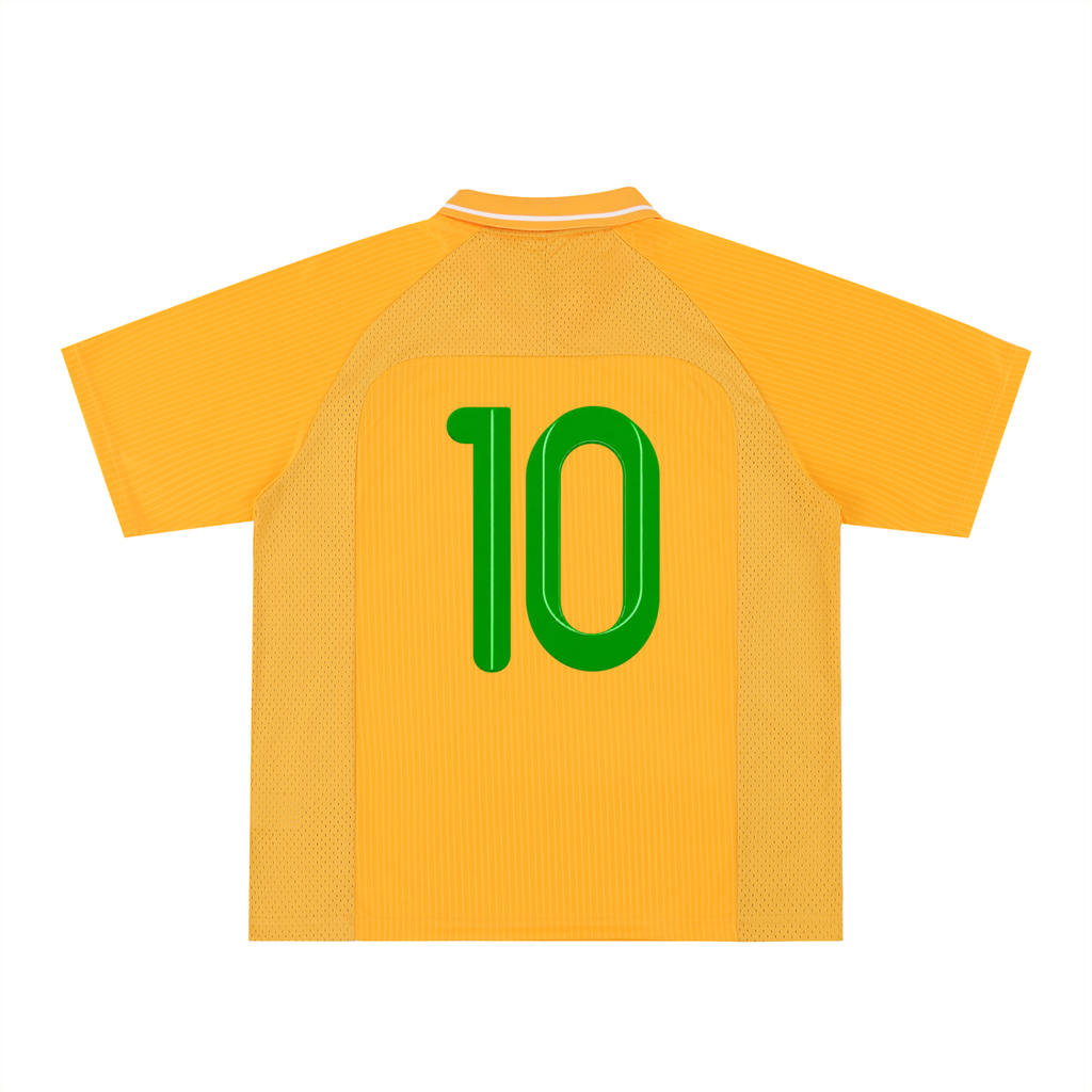 Striped V-Neck Soccer Jersey