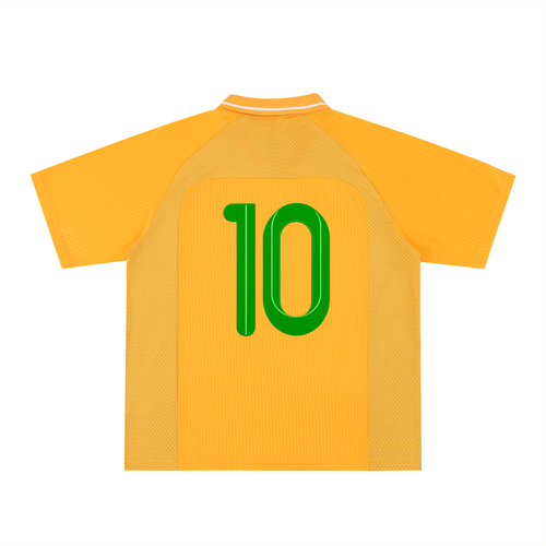 Striped V-Neck Soccer Jersey